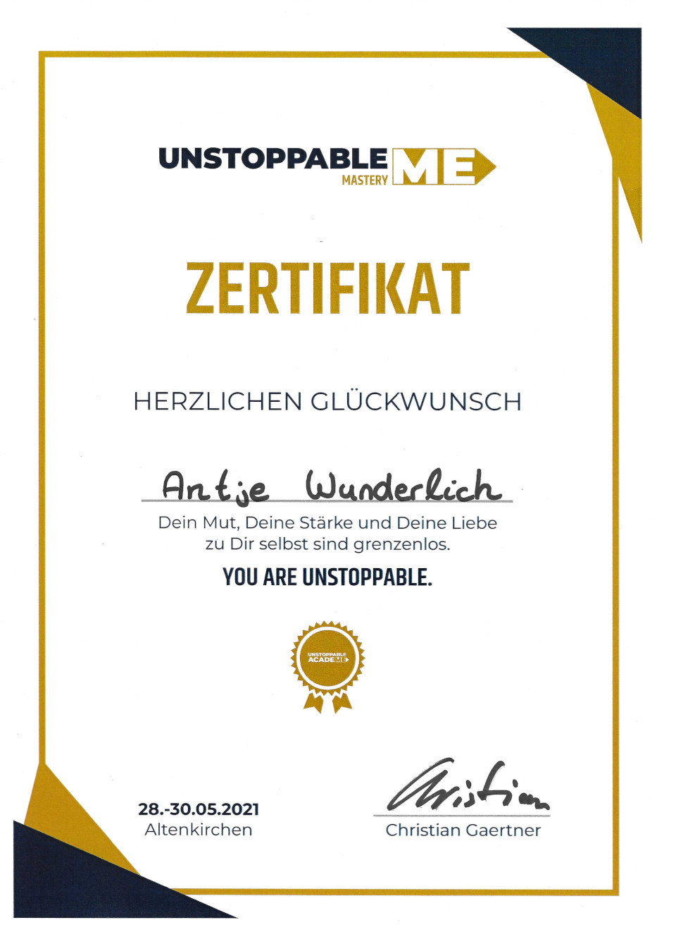 Antje Wunderlich Dolmetschein der Seele